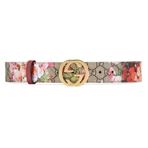 gucci belt blooms|brown gucci belt women.